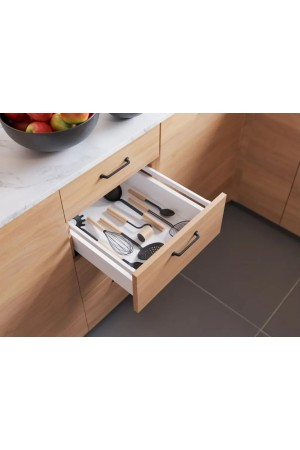 ящик GTV MODERN BOX PRO 135*400мм, доводчик, 40кг, белый/PB-MBPRO-KPL400B1