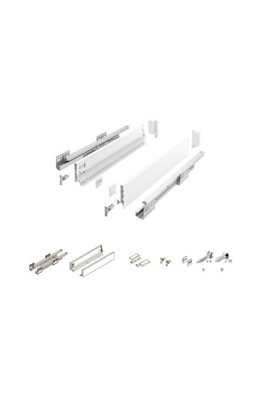 ящик GTV AXIS PRO 86*300мм, доводчик, 40кг, белый/PB-AXISPRO-KPL300A1