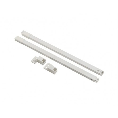 ящик GTV AXIS PRO*продольный релинг 550мм, белый(10шт)/PB-AXISPRO-RELKW550-10