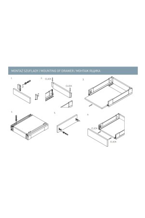 ящик GTV AXIS PRO GLASS 167*350мм, доводчик, 40кг, антрацит/PB-AXISPRO-GLASS-KPL350C