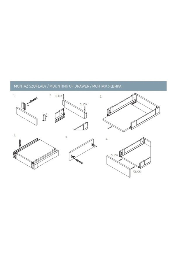 ящик GTV AXIS PRO GLASS 84*450мм, доводчик, 40кг, белый/PB-AXISPRO-GLASS-KPL450A1