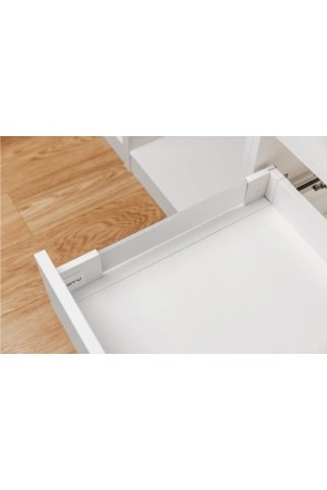 ящик GTV AXIS PRO GLASS 86*500мм, доводчик, 40кг, белый/PB-AXISPRO-GLASS-KPL500A1