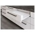 ящик GTV AXIS PRO GLASS 86*500мм, доводчик, 40кг, белый/PB-AXISPRO-GLASS-KPL500A1