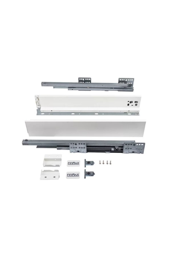 Firmax Smartline ящик 84*400мм, доводчик, 35кг, белый/FRM0740.007/84