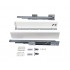 Firmax Smartline ящик 84*400мм, доводчик, 35кг, белый/FRM0740.007/84