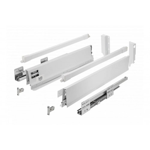 ящик GTV MODERN BOX PRO 135*500мм, доводчик, 40кг, белый/PB-MBPRO-KPL500B1