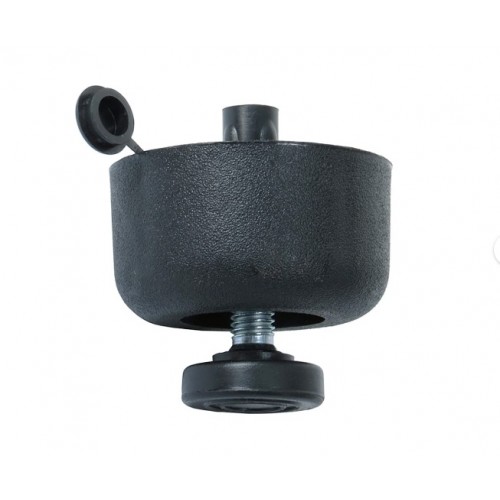 опора регулируемая D50/H27, черный /К (500шт)
