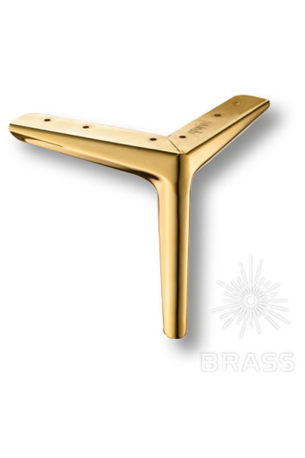 Опора мебельная нерегулируемая 200мм золото ESL 307-200 Gold Brass