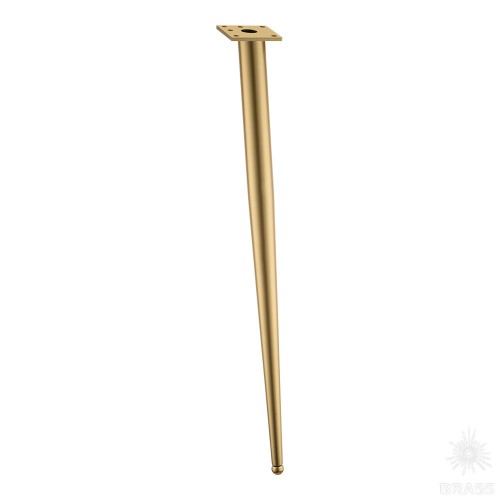 Опора мебельная для столов 710мм матовое золото 1180 0710 Gold Varak Brass