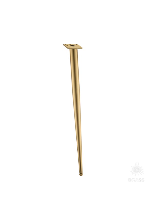 Опора мебельная для столов 710мм матовое золото 1180 0710 Gold Varak Brass