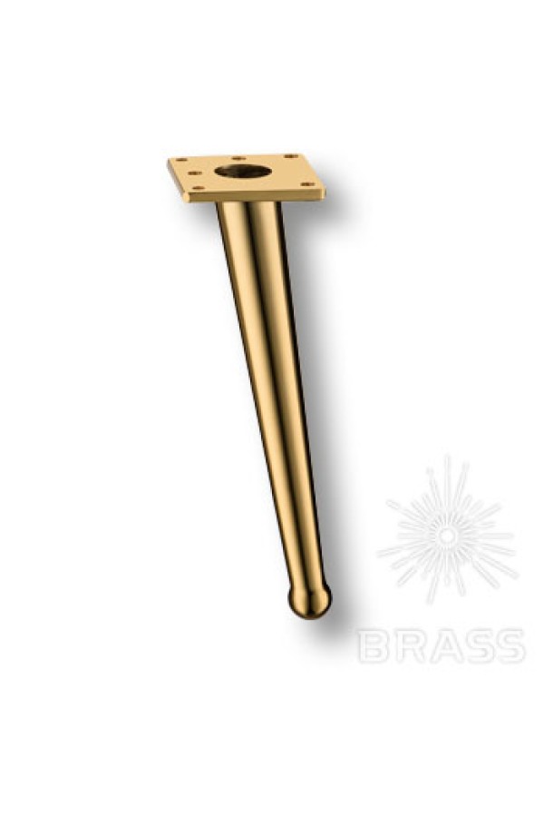 Brass 1180 0200 Gold Varak опора мебельная BONE, матовое золото 200 мм