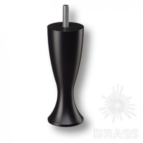 Brass KAL-0104-0120-B13 опора мебельная h-120мм,d45 чёрный