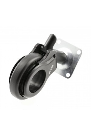 опора колесная фланцевая 60мм, со стопором, черный, STRADA, GTV (4шт)/KM-STRADA-60MM-ZH-20