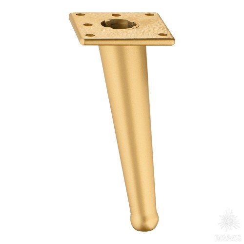 Brass 1180 0140 Gold Varak Опора мебельная BONE, матовое золото 140 мм