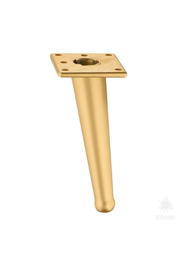 Brass 1180 0140 Gold Varak Опора мебельная BONE, матовое золото 140 мм
