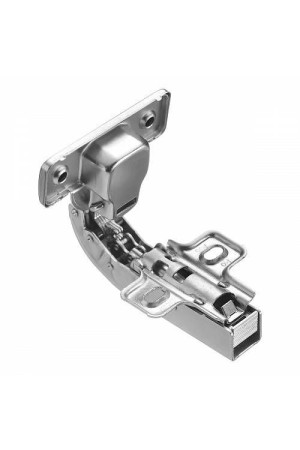 петля GTV угловая 90гр, короткое плечо, доводчик, clip-on(100шт)/ZM-HCKT90-BE-S