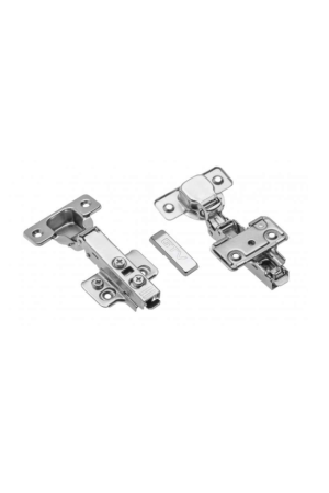 петля GTV накладная SOLID, 3D, доводчик, clip-on,с еврош(100шт)/ZM-DCHC09-3DZEO