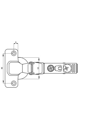 Firmax петля вкладная без пружины Click-on/FRM0102.P