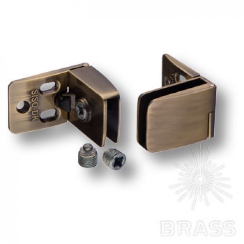 Brass 15.06.214-0 (комп. верх-низ) для стекла, цвет бронза