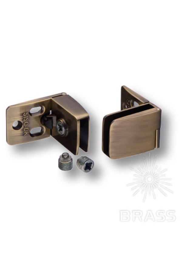 Brass 15.06.214-0 (комп. верх-низ) для стекла, цвет бронза