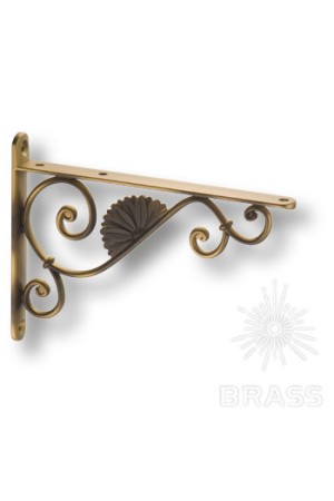 Полкодержатель античная латунь BAROCCO-B OTT/ANT Brass