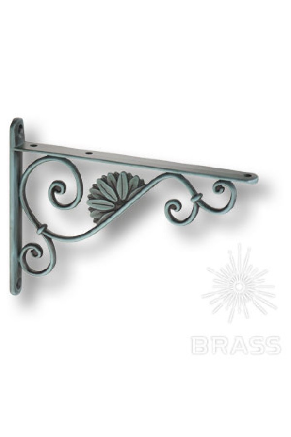Полкодержатель зеленая венеция BAROCCO-B VENICE GREEN Brass