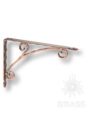 Brass полкодержатель (компл. 2шт.) LUXOR-C RAME ANT 250 мм, античная медь