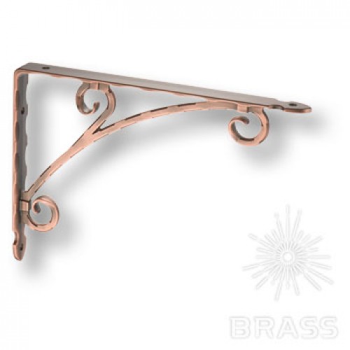Brass полкодержатель (компл. 2шт.) LUXOR-C RAME ANT 250 мм, античная медь