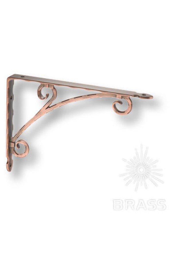 Brass полкодержатель (компл. 2шт.) LUXOR-C RAME ANT 250 мм, античная медь
