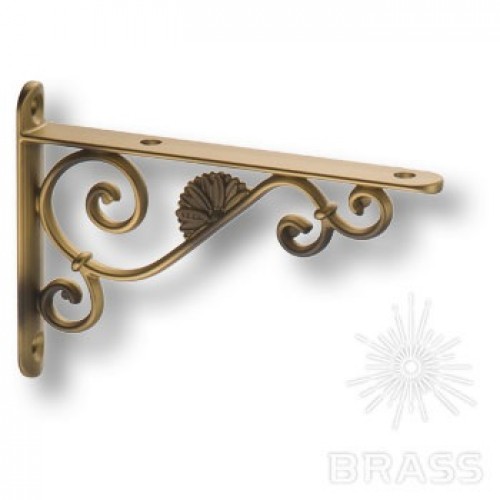 Brass полкодержатель BAROCCO-B OTT/ANT 125мм, античное золото