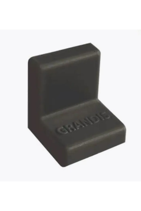 уголок пластиковый GRANDIS 20*20 мм черный (400)