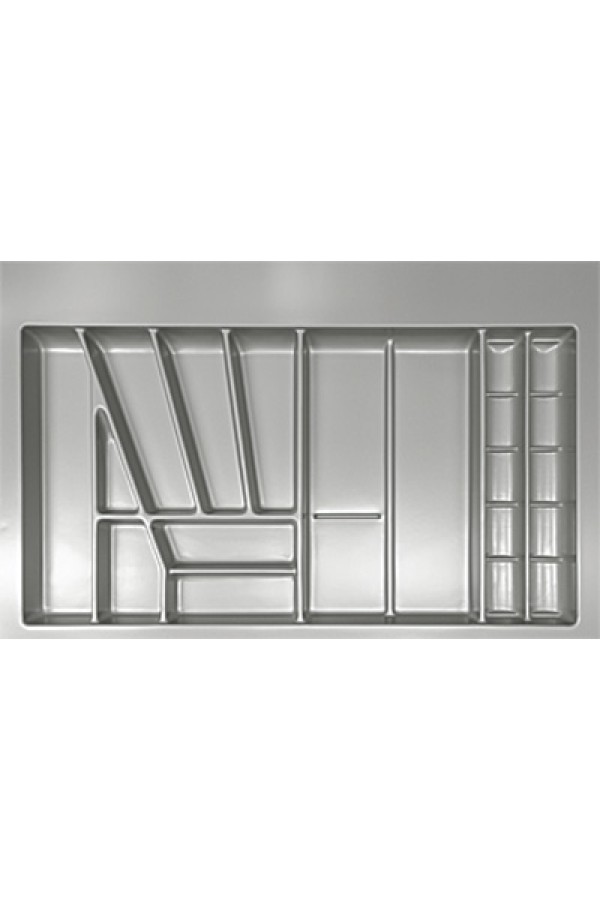 лоток для столовых приборов в базу 900, пластик, серебристый/5200120491