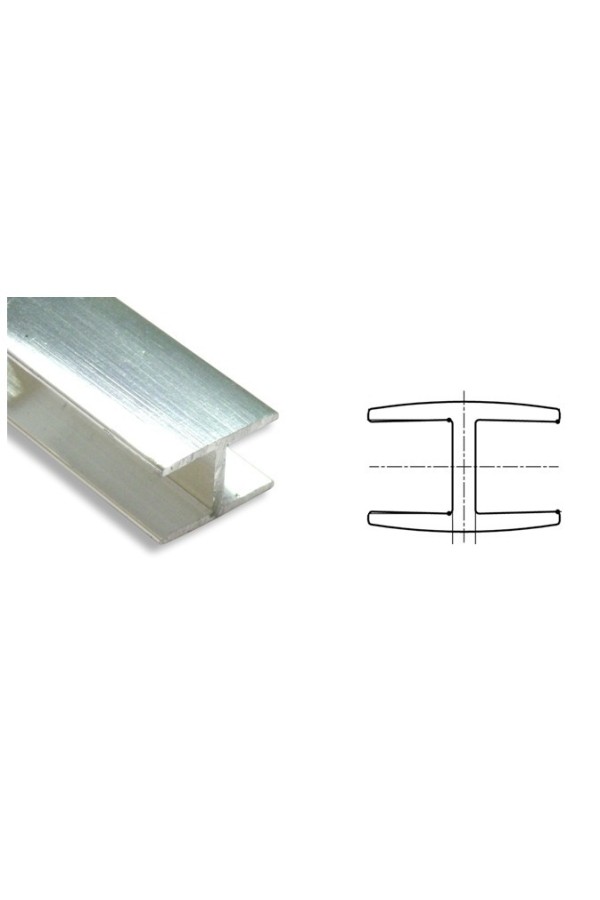 планка для щита 6мм соединительная матовая 600 мм