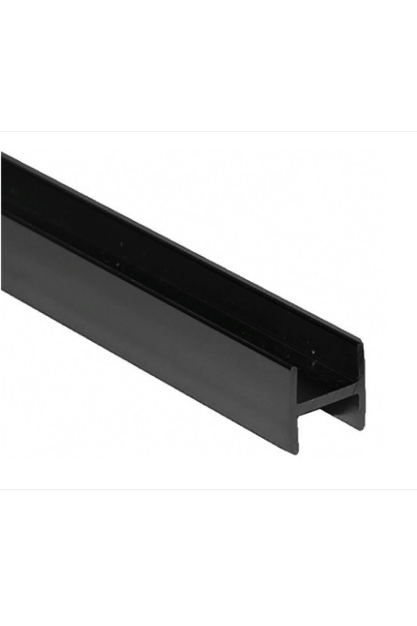 планка для щита 6мм соединительная черная 600 мм