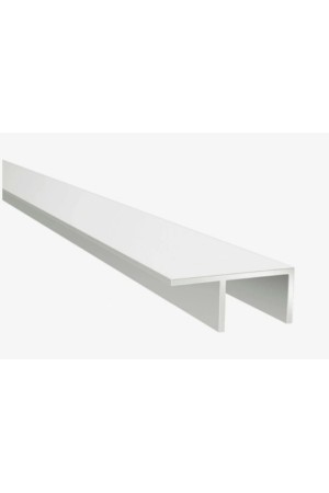 планка для щита 4мм угловая белая 600 мм л.