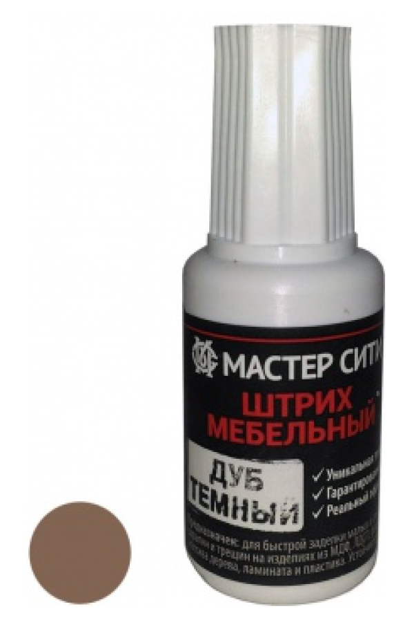 штрих мебельный дуб темный