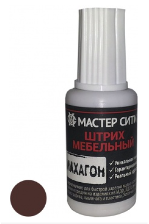 штрих мебельный махагон