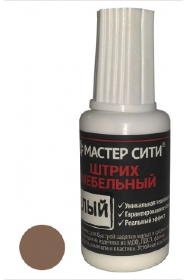 штрих мебельный орех светлый