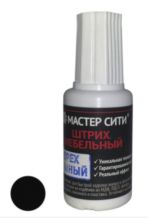 штрих мебельный орех темный