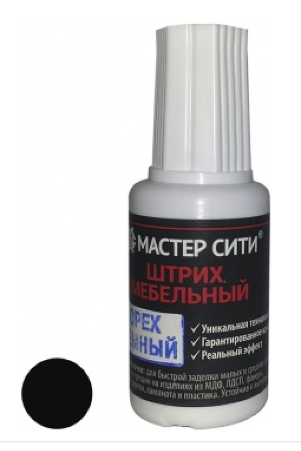 штрих мебельный орех темный
