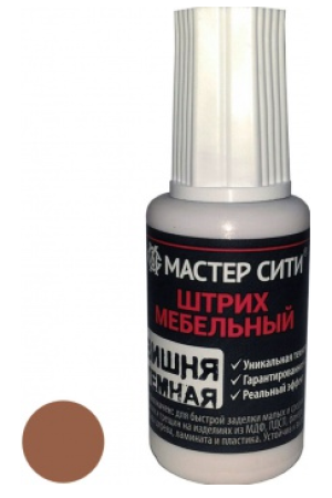 штрих мебельный вишня темная
