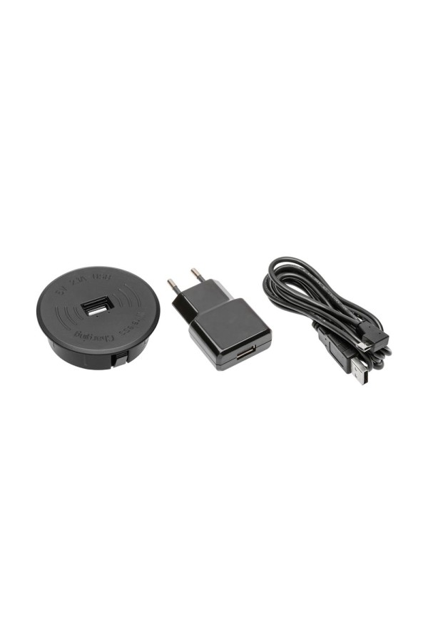 Беспроводное зарядное устройство с блоком питания кабель USB 2м AE-ZUSB-20 GTV