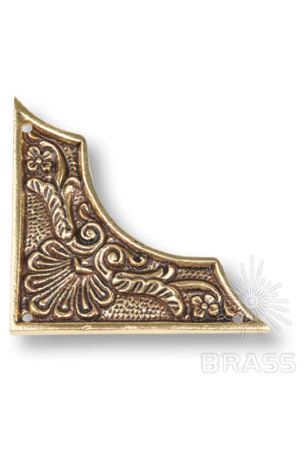 Накладка декоративная угловая латунь C25701 Brass