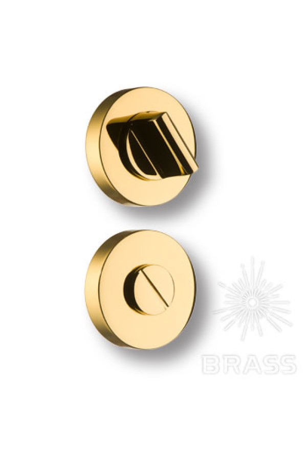Накладка с поворотной кнопкой глянцевое золото RO12W6 GL ROSET Brass