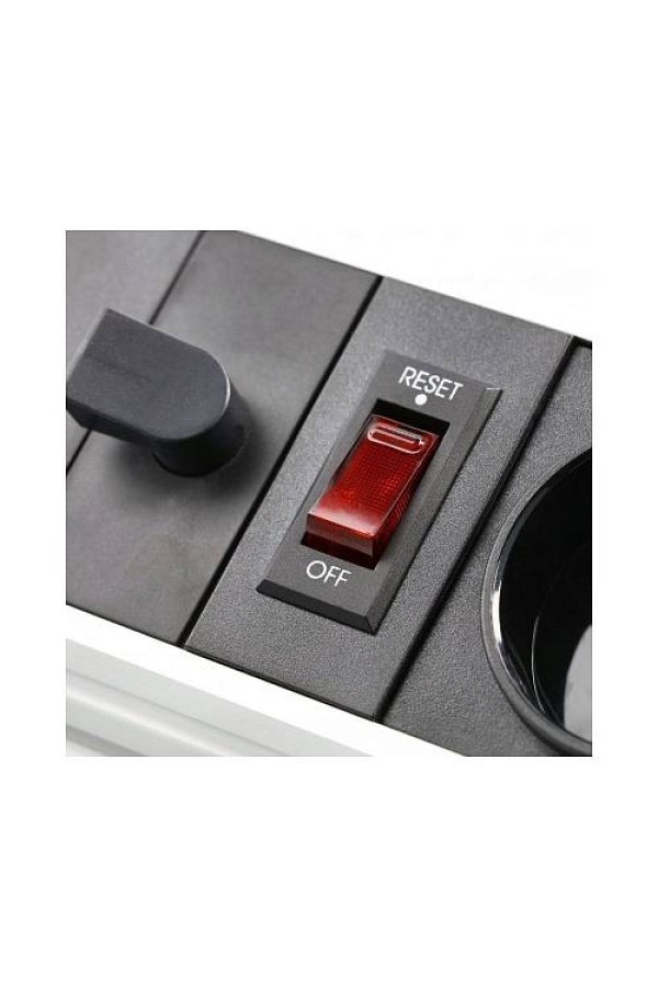 удлинитель GTV выдвижной CAMINO 100мм,2 розетки,2*USB, индукц.заряд,кабель1,5м,черный/AE-BPW2SCAM-20