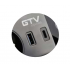 удлинитель GTV врезной  AVARO PLUS, 1 розетка, 2*USB, кабель 1,5м, белый, индукц. зар/AE-PB1SAVAP-10
