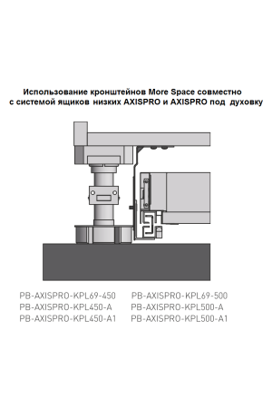 Крепление More Space для цокольного ящика PB-WSPCOK GTV