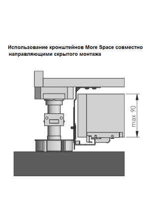 Крепление More Space для цокольного ящика PB-WSPCOK GTV