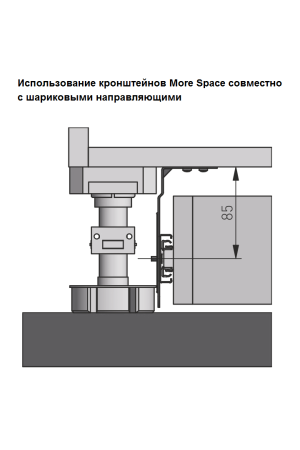 Крепление More Space для цокольного ящика PB-WSPCOK GTV