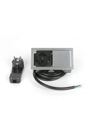 розетка мебельная врезная VERSAHIT MONO / 06025F00001